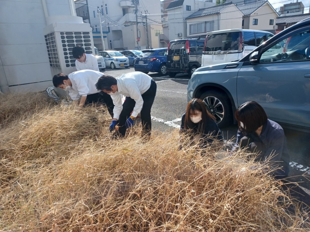 駐車場周辺の様子